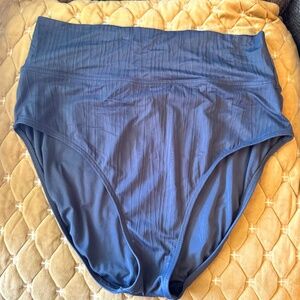 2024 Sunsets Slate Seagrass Texture Hannah High Waist Bottom, Size 16.